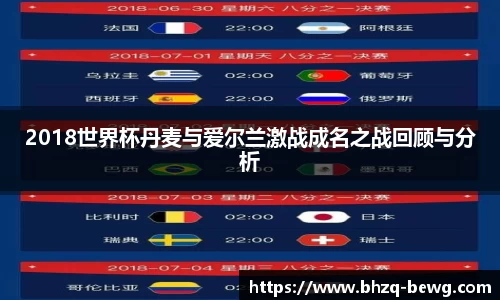 2018世界杯丹麦与爱尔兰激战成名之战回顾与分析
